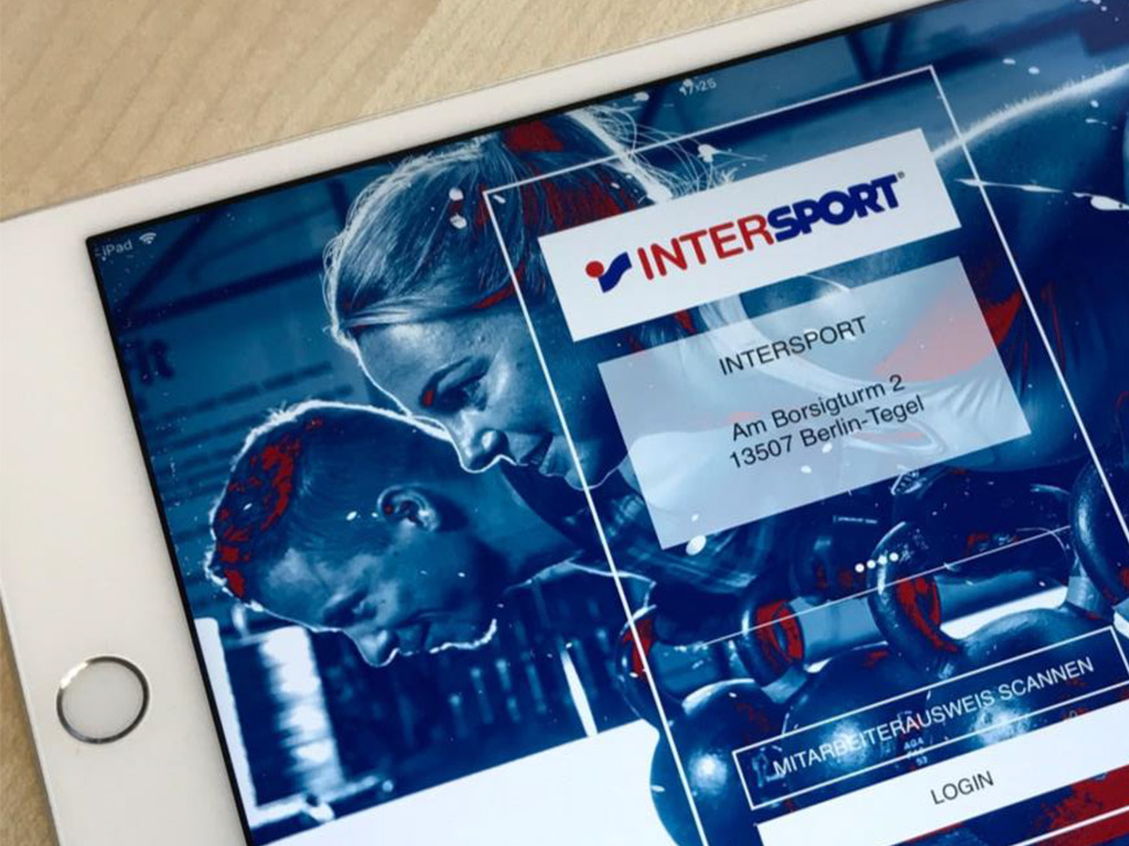 Employee Tablet at INTERSPORT